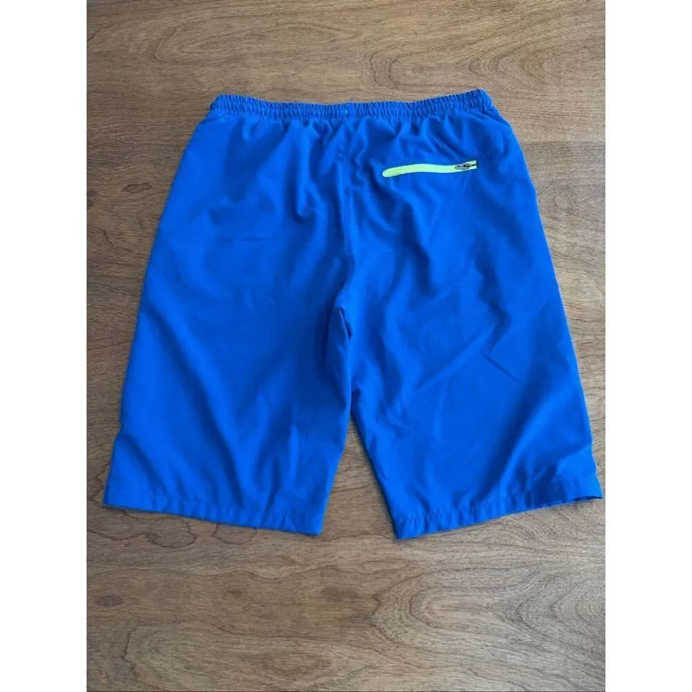 Eddie Bauer Kids' Quick Dry Elastic Waist Mesh Lined Swim Shorts Blue Size XL